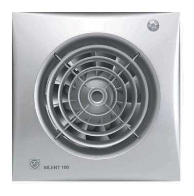 Накладной вентилятор Soler Palau SILENT-100 CDZ SILVER