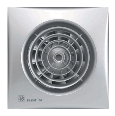 Накладной вентилятор Soler Palau SILENT-100 CRIZ SILVER