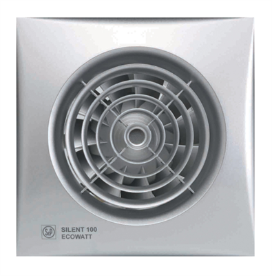 Накладной вентилятор Soler Palau SILENT-100 CZ SILVER ECOWATT
