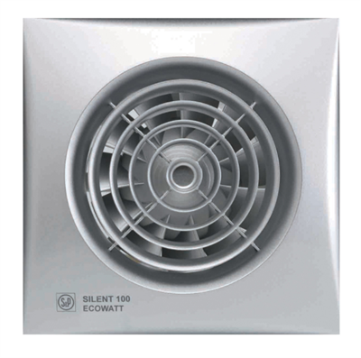 Накладной вентилятор Soler Palau SILENT-100 CRZ SILVER ECOWATT