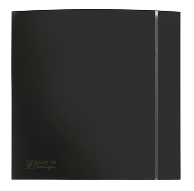 Накладной вентилятор Soler Palau SILENT-100 CZ BLACK DESIGN 4C - фото 15372