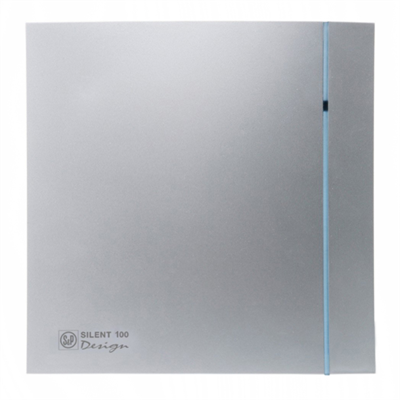 Накладной вентилятор Soler Palau SILENT-100 CHZ SILVER DESIGN - фото 15452