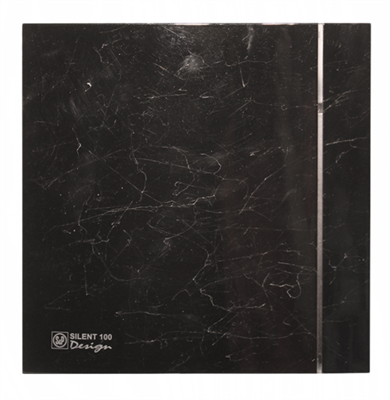 Накладной вентилятор Soler Palau SILENT-100 CRZ MARBLE BLACK DESIGN 4C - фото 15567