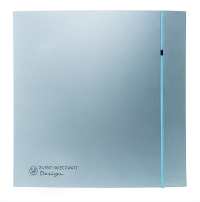 Накладной вентилятор Soler Palau SILENT-100 CHZ SILVER DESIGN ECOWATT - фото 15632