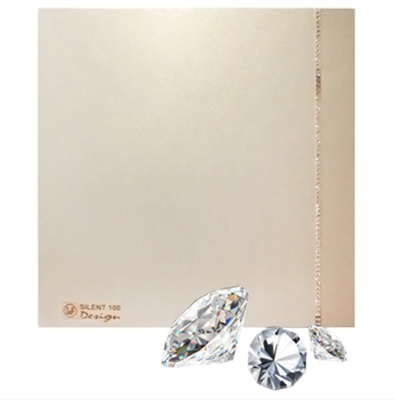 Накладной вентилятор Soler Palau SILENT-100 CZ IVORY DESIGN SWAROVSKI