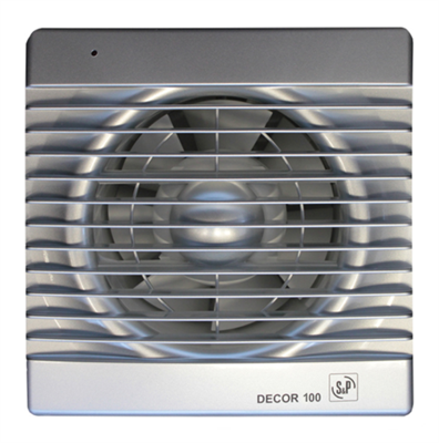 Накладной вентилятор Soler Palau DECOR-100C Silver - фото 15762