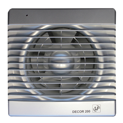 Накладной вентилятор Soler Palau DECOR-200C SILVER - фото 15795