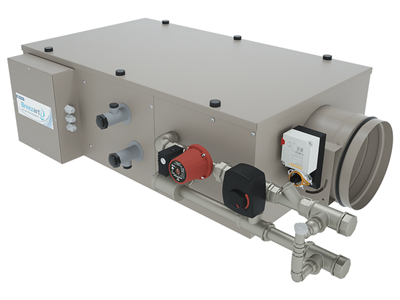 Приточная установка с водяным охладителем Breezart 1000 Aqua W 17223646490 - фото 23413