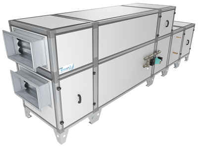 Приточно-вытяжная установка с фреоновым охладителем Breezart 2700 Aqua RP F PB 1722734111 - фото 23773