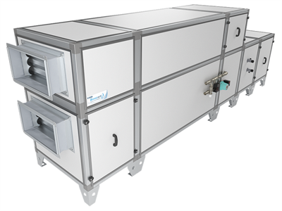 Приточно-вытяжная установка с водяным охладителем Breezart 4500 Aqua RP W PB 17229268415 - фото 23883