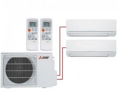Мульти Кондиционер сплит-система Mitsubishi Electric HJ MSZ-HJ25VA ER+MSZ-HJ50VA ER - фото 7111