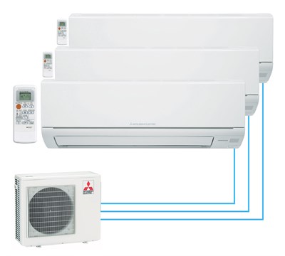 Мульти Кондиционер сплит-система Mitsubishi Electric HJ 3x MSZ-HJ25VA ER - фото 7114
