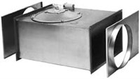 Прямоугольный канальный вентилятор RK 1000x500 H3 / Круглый канальный вентилятор (при использовании комплекта адаптеров) RKC 500 H3
