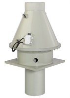 DVP 400D4-8 roof fan plastic