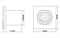 Накладной вентилятор Europlast E100 HT (таймер и датчик влажности) EE100HT347 - фото 16096