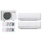 Мульти Кондиционер сплит-система Mitsubishi Electric HJ MSZ-HJ25VA ER +MSZ-HJ35VA ER - фото 7093